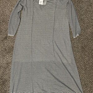 Target Black and White Long Sleeve Dress